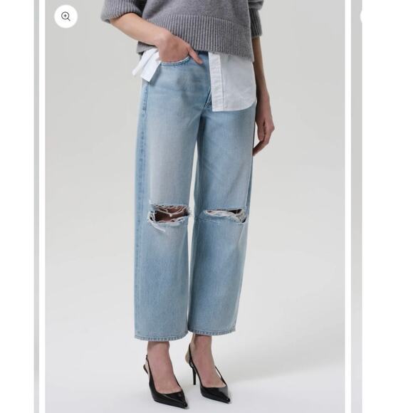 NWT Citizens of Humanity Miro Relaxed Jean in Damaris Wash Sz 32 Barrel Ankle - Picture 5 of 15